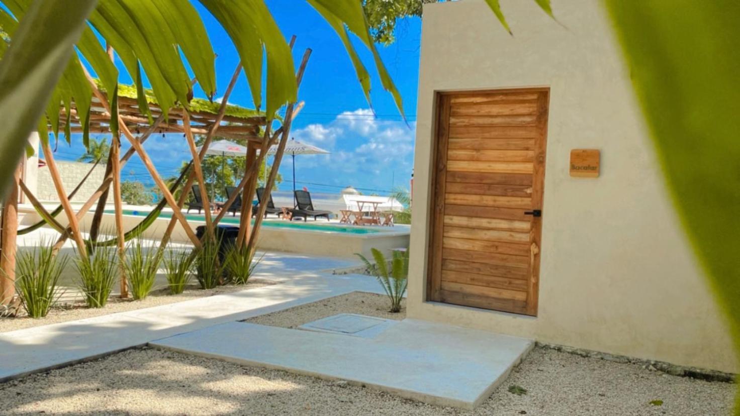 Hotel & Eco Cabanas Azul Maria 바칼라르 외부 사진
