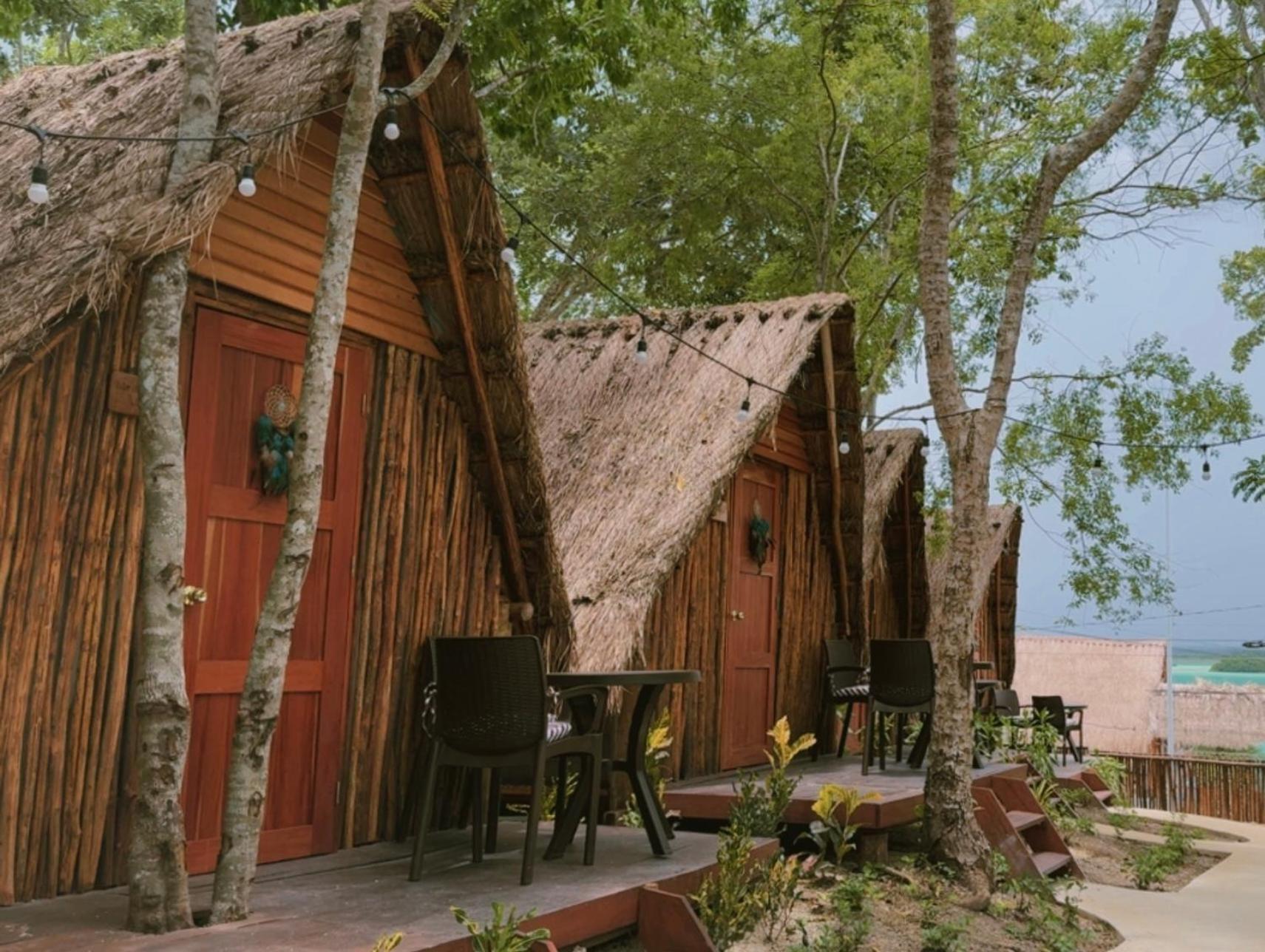 Hotel & Eco Cabanas Azul Maria 바칼라르 외부 사진