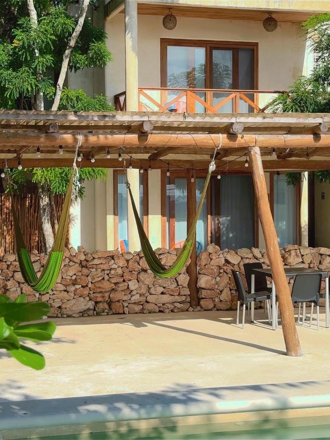 Hotel & Eco Cabanas Azul Maria 바칼라르 외부 사진